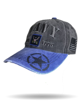 Navy Logos Vanguard Cap